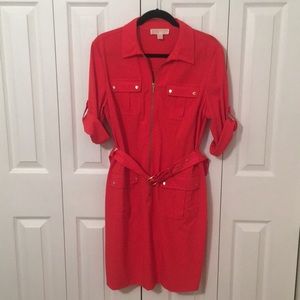 MICHAEL Michael Kors Orange Safari Dress